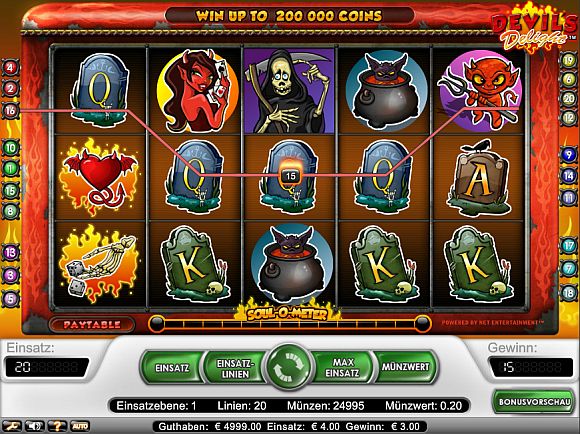 Devils Delight online spielen im Casino Euro