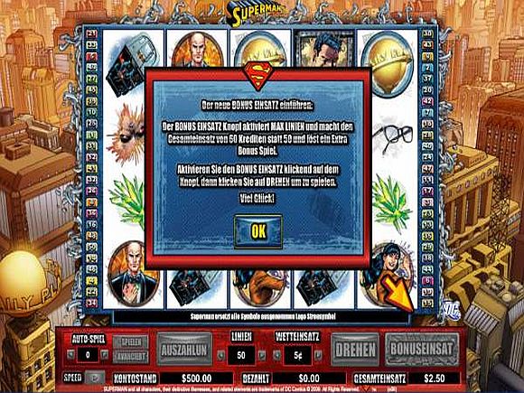 Superman Jackpot Slot